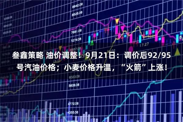 叁鑫策略 油价调整！9月21日：调价后92/95号汽油价格；小麦价格升温，“火箭”上涨！