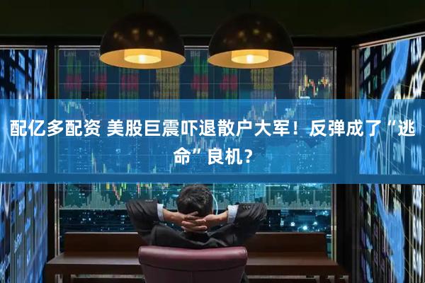 配亿多配资 美股巨震吓退散户大军！反弹成了“逃命”良机？